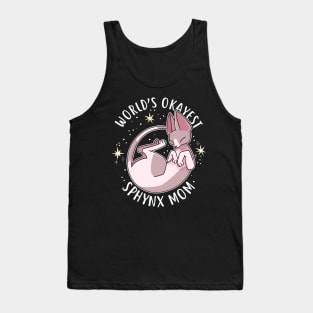 World's Okayest Sphynx Mom Tank Top